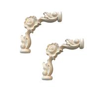 Bois Sculpté Décalque 12 Incrustations En Bois Sculpté Représentant Des Roses Appliques Décoratives Pour Meubles Style Antique 6 X 6cm