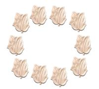 Bois Sculpté Decoration Lot De 10 Petits Appliques Décoratives En Bois Brut 6 X 4.5cm Pour Vos Projets De Bricolage Portes Placards Commodes Murs Etc Style I
