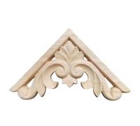 Bois Sculpté Moulure Decorative 8 Pièces De Décoration Murale D'Angle Sculptée De Style Européen Représentant Des Fleurs Pour Tiroir Porte Ou Meuble 6 X 6cm