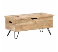 Bois Solide de Manguier Coffre Armoire de Rangement Banc de Couloir vidaXL