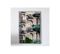 Bois Tableau photo Art Photographie 40x60cm Tableau mural Balcon Architecture Deco Monument