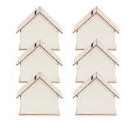 Bois Tirelire Maison Kit pour Garçon et Filles, 6 Pièces | Assemblage Facile, Fente pour Pièces, Activité Steam, Décor à Peindre, Idée Présent Anniversaire