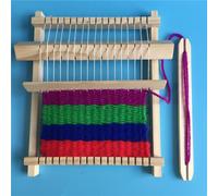 Bois Tissage Artisanat Fil Petit Métier À Tisser Bricolage Laine Machine À Tricoter Enfants Éducatifs Montessori Jouets Pour Enfants Matériaux Kits Amusant