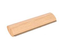 Bois Toilettage, Brosse, Élimine Sous-Poil & Poils Morts pour Cheval, Chien et Chat, Toilettage Adapté aux Poils Courts et Longs, Soin Doux (Grande : 25,4 x 6,5 x 3,5 cm)
