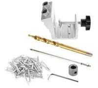 Bois Trou Goupille Jig Mèche Kit Locator Trou Bois Acier Puncher 3 en 1 Jjpj142 G