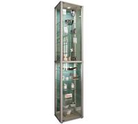 Bois Verre Stand Vitrine de collection Kavisa XXL