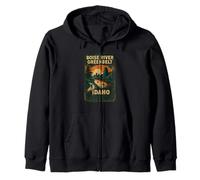 Boise River Greenbelt Chemise vintage Idaho Scenic Path Sunset Sweat à Capuche