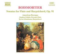 J.B. De Boismortier, Schultz & Schenkman – Sonates pour flûte et clavecin Op.91 – CD – NAXOS