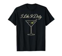 Boisson à Cocktail I Like It Dirty Martini Lover, Vodka et gin T-Shirt