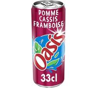 Boisson à la pomme, cassis et framboise,33 cl