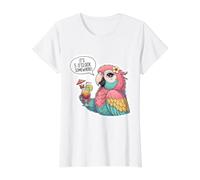 Boisson à Perroquet It's 5 O'Clock Somewhere pour Femmes T-Shirt Graphique avec Valeur