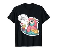 Boisson à Perroquet It's 5 O'Clock Somewhere pour Femmes T-Shirt Graphique avec Valeur