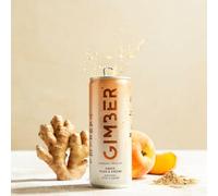 Boisson au gingembre gazeuse GIMBER Energy : canettes faible en calories