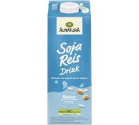 Boisson au soja et au riz nature ALNATURA - la brique de 1L Lot De 4 - Par Lot