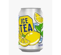 Boisson au Thé Glacé Saveur Citron, 9 Canettes de 33cl, Sans Caféine, Rafraîchissante aux Fruits Rouges et Hibiscus