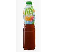 Boisson au Thé Glacé Saveur Mangue Zero, Sans Sucres, 1,5L, Lot de 6 Bouteilles, Zéro Calorie