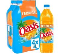 Boisson aux fruits tropicaux,4 x 2 L