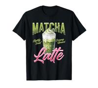 Boisson crémeuse au thé Vert glacé Umami Matcha Latte T-Shirt