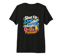 Boisson de croisière, Bateau de Vacances, Humour Cocktail T-Shirt Haut de Gamme