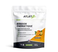 Boisson énergétique Bio Agrumes ATLET Nutrition Blanc 450 g