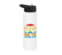 Boisson énergisante Ride the Caffeine Wave Stainless Steel Insulated Water Bottle