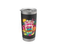 Boisson estivale tropicale Dirty Soda Citrus Splash Design Gobelet isotherme en acier inoxydable double paroi