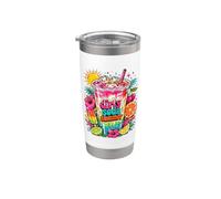 Boisson estivale tropicale Dirty Soda Citrus Splash Design Gobelet isotherme en acier inoxydable double paroi