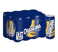 Boisson gazeuse à la pulpe d'orange,12 x 33 cl