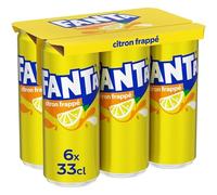 Fanta Boisson gazeuse au citron 6 x 33 cl