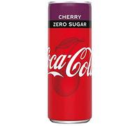 Boisson gazeuse Coca Cola Cherry Zero 0,25L | 4 pièces