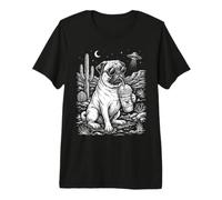 Boisson glacée du désert de Chien Carlin décontracté T-Shirt Haut de Gamme