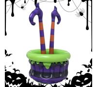 Boisson gonflable Freve de refroidissement - Witch Pot Coferer portable | Grand seau à glace avec design d'Halloween | Coler de vin pour cocktail en plein air, plage, anniversaire, restaurant