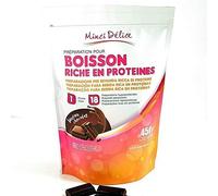 Boisson hyperprotéinée saveur chocolat - Maxi Sachet 450 gr pour préparer 18 boissons - Boisson minceur protéinée - Milkshake