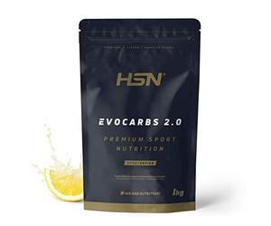 Boisson Isotonique Énergétique en Poudre pour les Sportifs Evocarbs 2.0 de HSN | Récupérateur avec des Glucides: Maltodextrine, Dextrose et Fructose | Avec des Sels Minéraux, Saveur Citron 1 Kg