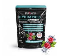 BOISSON ISOTONIQUE Hydrafull Endurance - Triple Source Glucides - Électrolytes & Vitamines - Énergie Rapide et Durable - 630g - Saveur Framboise - Eric Favre