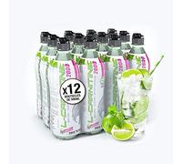 BOISSON L-CARNITINE - 2000mg L-Carnitine, 0% Sucre, 0% Graisse - Seulement 5 Calories par Bouteille - Pack de 12 bouteilles de 500ml - Saveur Mojito - Eric Favre