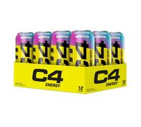 Boissons énergisantes Cellucor - Boisson C4 Energy - Cosmic Rainbow Pack de 12