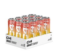 Boissons énergisantes Cellucor - C4 Smart Energy - Red Berry Yuzu Pack de 12