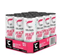 Boissons énergisantes Celsius - Celsius Energy Drink - Peach Vibe Pack de 12