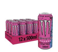 Boissons énergisantes sans sucre Monster Energy - Monster Energy Ultra Zero Sugar - Fantasy Ruby Red Pack de 12