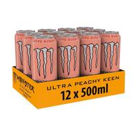 Boissons énergisantes sans sucre Monster Energy - Monster Energy Ultra Zero Sugar - Peachy Keen Pack de 12