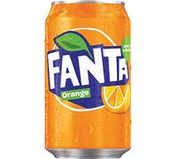 Boissons rafraîchissantes Fanta Orange, paquet de 24 pièces Lot de 1Unité(s)