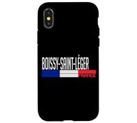 Boissy-Saint-Léger Drapeau France Fierté de la Ville française Coque pour iPhone X/XS