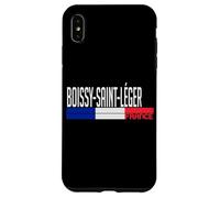 Boissy-Saint-Léger Drapeau France Fierté de la Ville française Coque pour iPhone XS Max