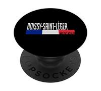 Boissy-Saint-Léger Drapeau France Fierté de la Ville française PopSockets PopGrip Adhésif