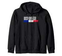 Boissy-Saint-Léger Drapeau France Fierté de la Ville française Sweat à Capuche