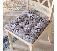 boiszeda Coussin Carré avec Sangles antidérapantes, Doux et Mignon, Coussin de siège avec Motif Cartoon