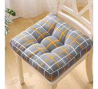 boiszeda Coussin carré épais en Coton et Lin mélangés, Coussinets Moelleux, Tapis Tatami Mignon avec Dessins animés, Coussin de canapé