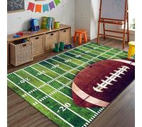boiszeda Fußball-Basketballfeld-Spielmatten Laufsteg-Teppich Fußballplatz-Spielmatte Kinderfußballspielplatz Tür-Bodenteppich Dekorativer Teppich für Schlafzimmer Teenager-Jungen