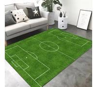 boiszeda Fußball-Basketballfeld-Spielmatten Laufsteg-Teppich Fußballplatz-Spielmatte Kinderfußballspielplatz Tür-Bodenteppich Dekorativer Teppich für Schlafzimmer Teenager-Jungen